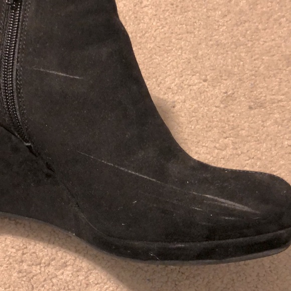 Rampage Shoes - Jabby Wedge Ankle Boots - Black - 8.5 - Picture 6 of 6